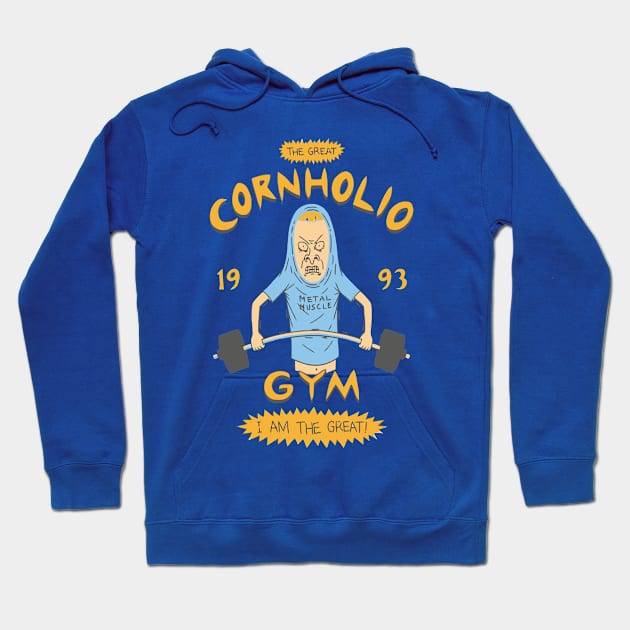 Cornholio GYM Hoodie by woleswaeh